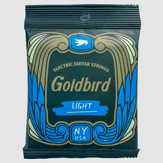 Pack of Goldbird Light electric guitar strings