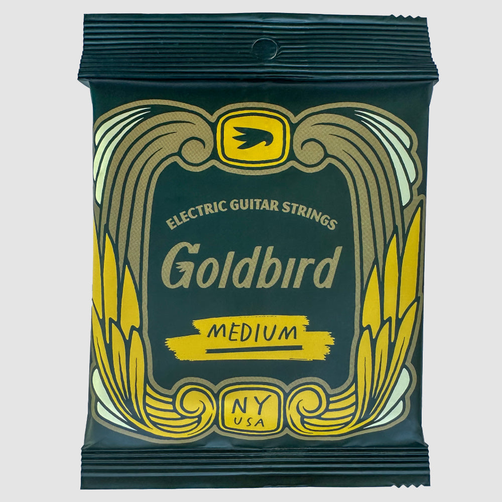 Pack of Goldbird Medium electric guitar strings