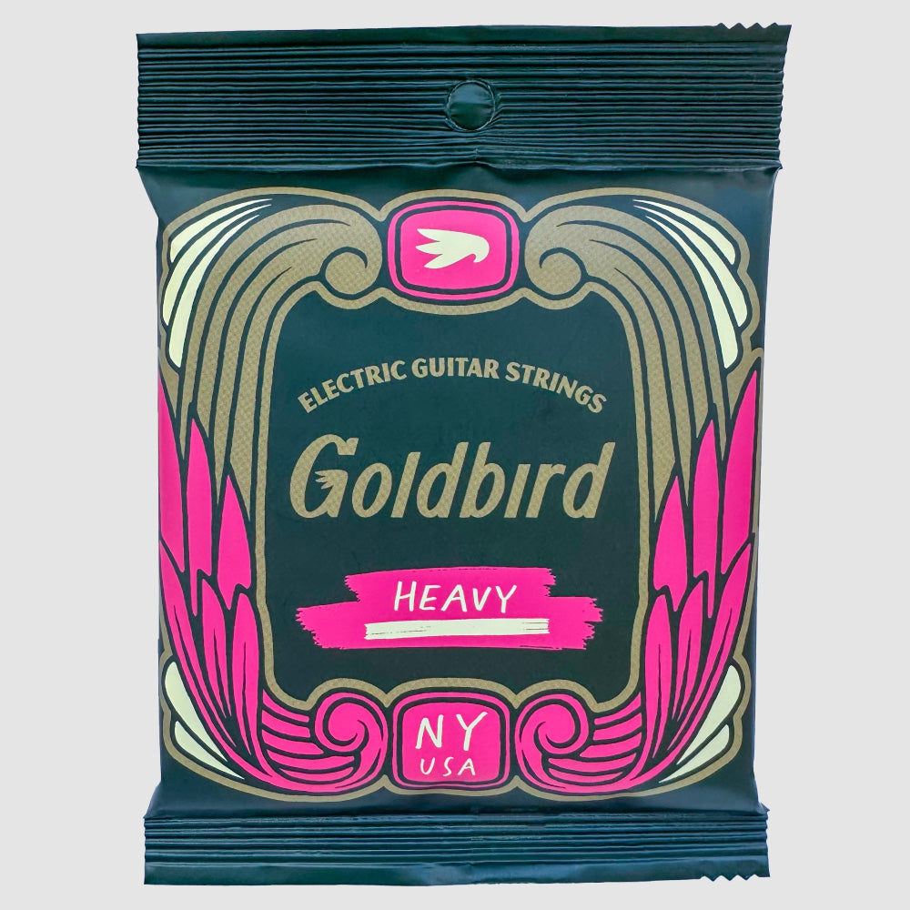 Pack of Goldbird Heavy electric guitar strings